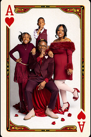 Ace of Hearts family portrait