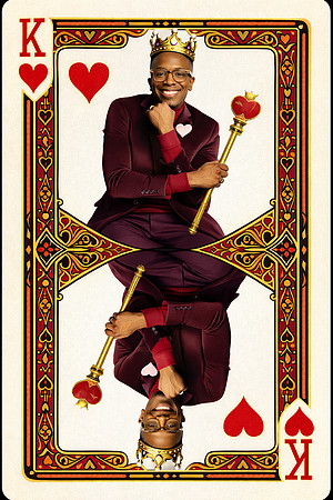 King of Hearts with golden scepter