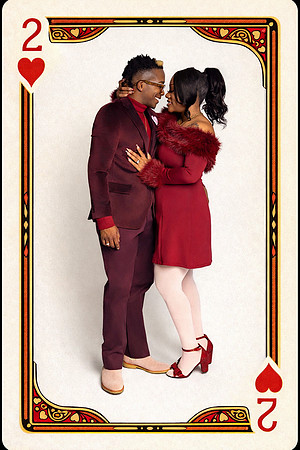 Two of Hearts_ couple's embrace