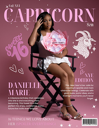 Yellow Brown Minimalist Beauty Magazine Cover
